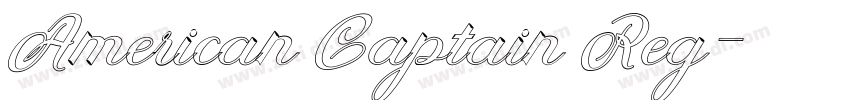 American Captain Reg字体转换